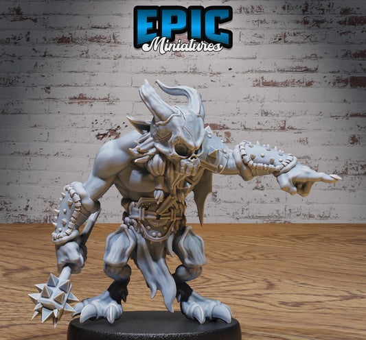 Skull Bear (Command Pose) By: Epic Miniatures Photon Forg3d