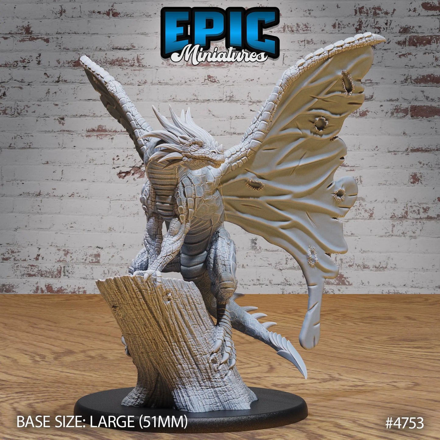 4753 - Fairy Dragon Classic on Stump Photon Forg3d